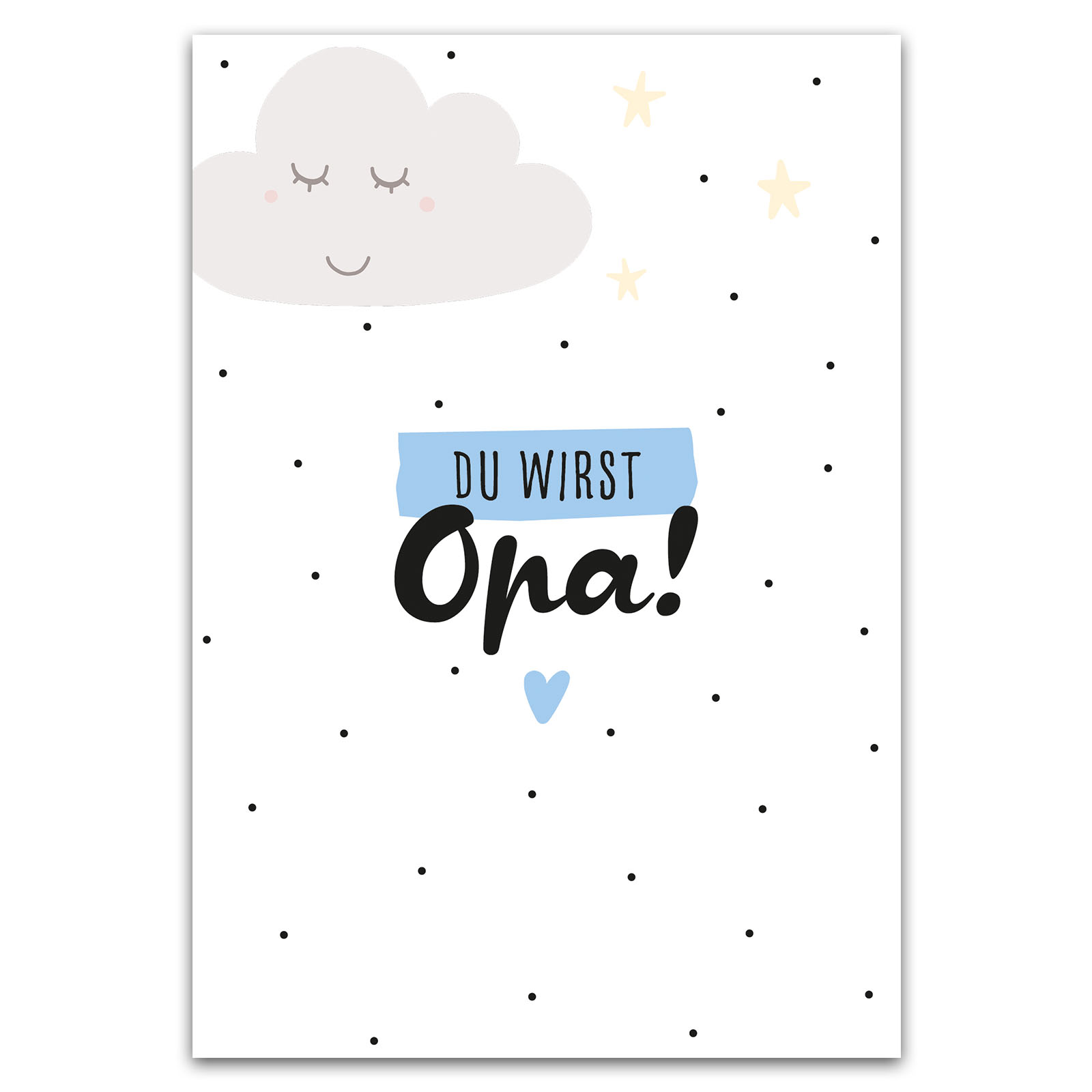 Du wirst Opa Postkarte