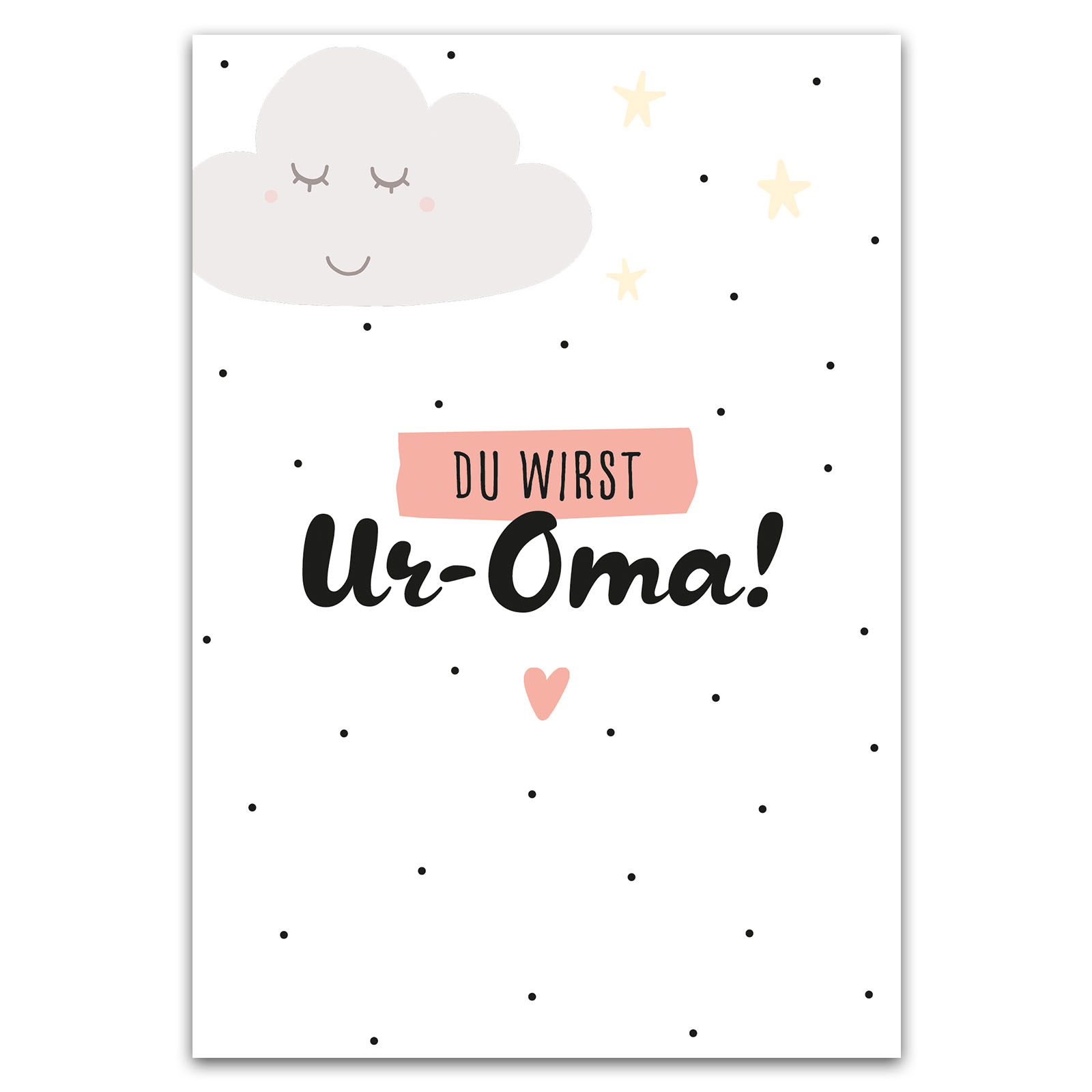 Du wirst Ur-Oma Postkarte